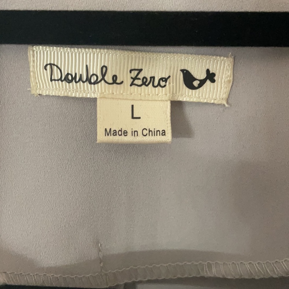Double Zero Light Grey, Split Back Blazer Size La… - image 6